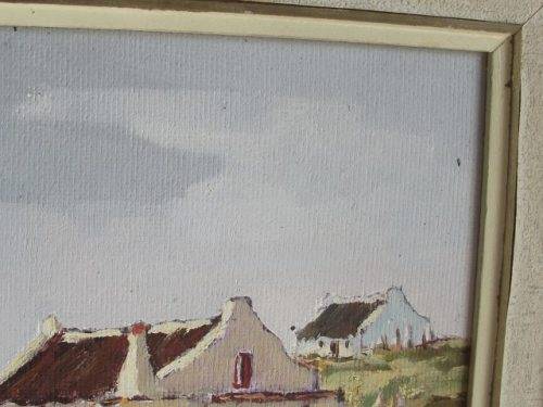 STUNNING CHARLES VAN DER MERWE PAINTING, OIL BOARD