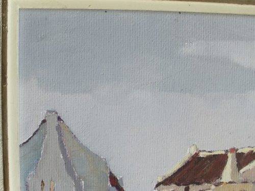 STUNNING CHARLES VAN DER MERWE PAINTING, OIL BOARD