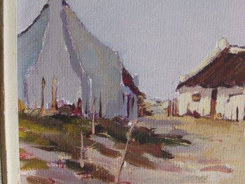 STUNNING CHARLES VAN DER MERWE PAINTING, OIL BOARD