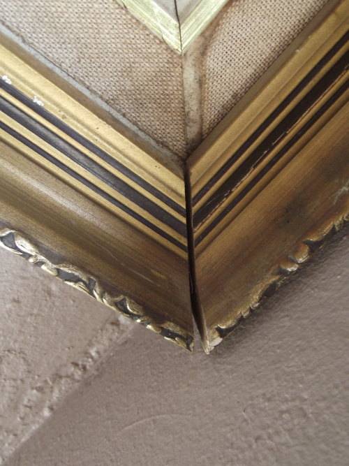 Large Helena Mommen Country Mountain Scene Signed Oil on Board Framed Signed and Dated 96