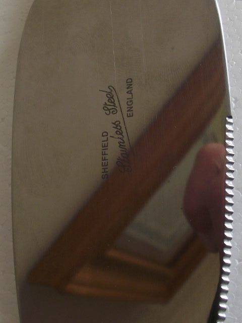 LOVELY STERLING SILVER HANDLED CAKE LIFTER