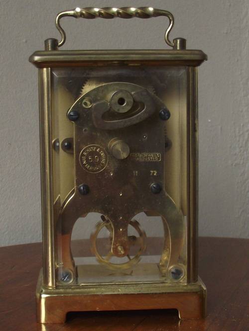 SCHATZ 59 - 8 DAY CARRIAGE CLOCK