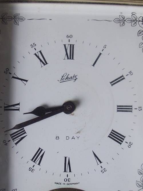 SCHATZ 59 - 8 DAY CARRIAGE CLOCK