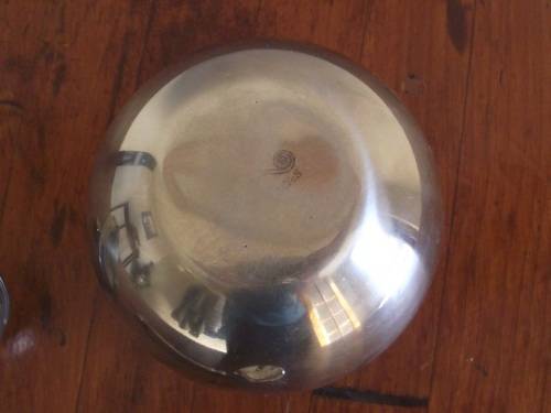 CARROL BOYES ROUND WAVE DESIGN LIDDED SUGAR BOWL AND SPOON
