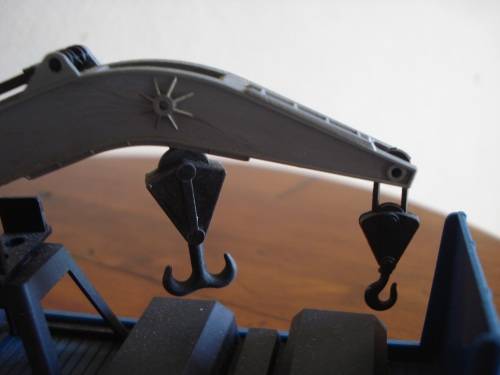 LIMA HO SCALE SNCF BREAKDOWN CRANE WITH FLAT CAR