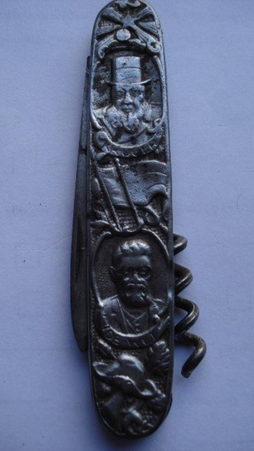 BOER WAR-Pocket Knife-KRUGER & DE WET