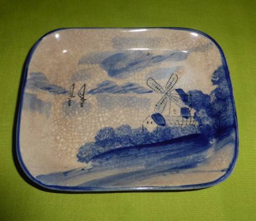 RARE!!! Antique Hand-Painted Dish