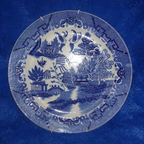 BLUE WILLOW Wall Plate