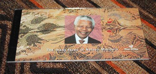 THE MANY FACES OF NELSON MANDELA STAMP BOOKLET