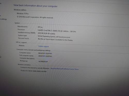 I7 Desktop for sale