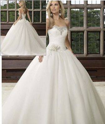 Gorgeous white wedding gown Size 36 - TWO WEEKS TO PAY!!!