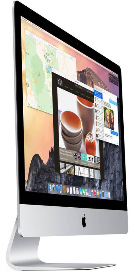 The New Slimline+Ultra Thin+1TB HDD+21.5" Screen+Nvidia Graphics+Apple iMac+Quad Core i5+8GB+2.7GHz