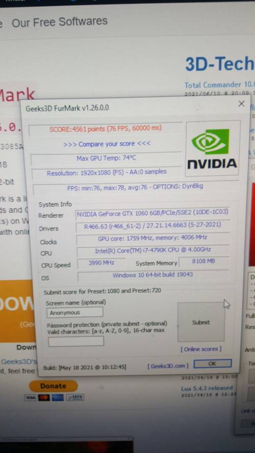 GeForce GTX 1060 GAMING X 6G