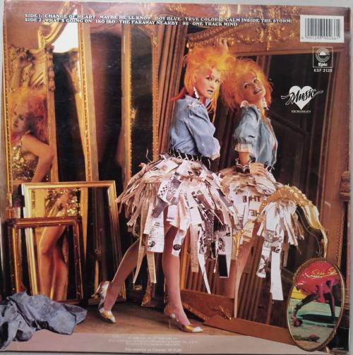 Cyndi Lauper - True Colors - Vinyl LP - SA 1986 - Epic Records - KSF 3120 - VG+/VG+