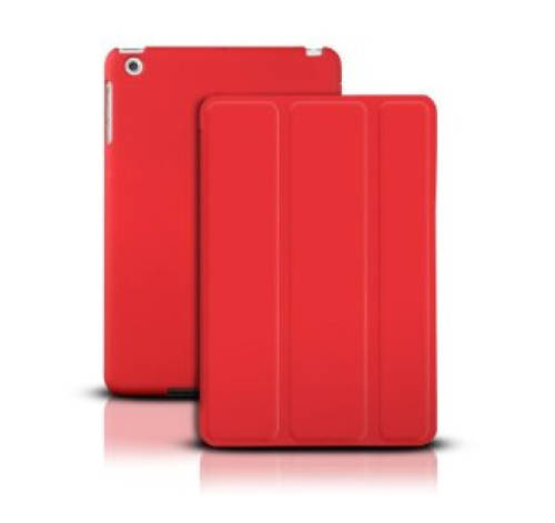 iPad Mini Smart Magnetic Case in Red (Back & Front)