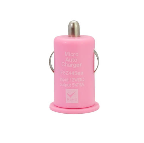 USB Car Charger in Pink