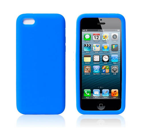 iPhone 5C Silicone Cover in Blue