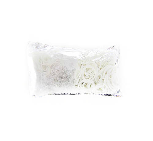 Loom Bands in White - 600 Pieces