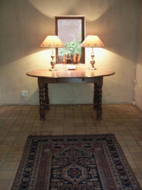 Reduced!!! Lovely solid Teak barley twist table