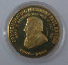 1904 - 2004 Commemorating PRES PAUL KRUGER and 1899 - 1999 centenary of the "9" overstamp pond