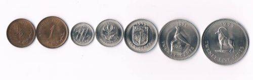Uncirculated coins of Rhodesia