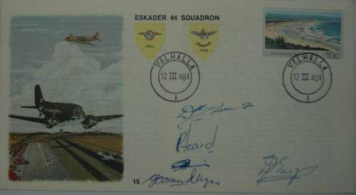 WOW!!!!!!SA AIR FORCE COVER NR 15 signed but with additional signatures. ONLY 15 copies exist.l