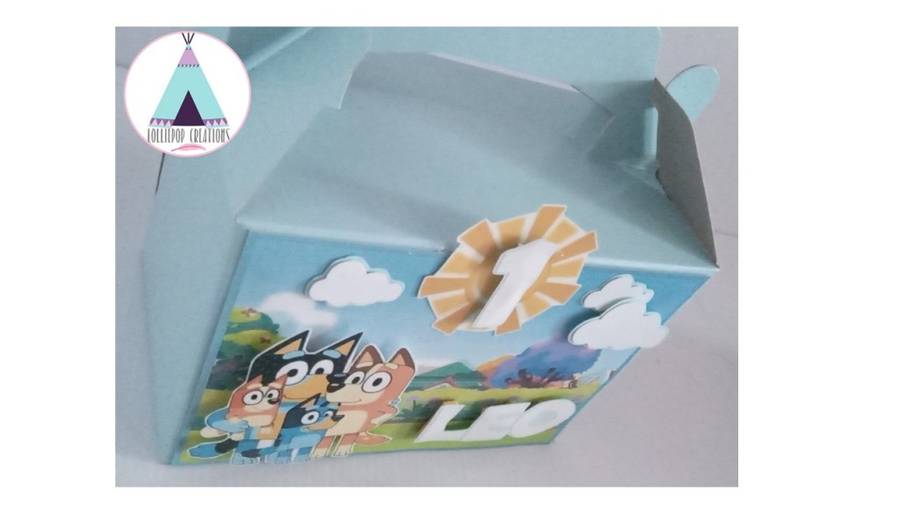 Bluey Themed Personalised Party Boxes (10 boxes)