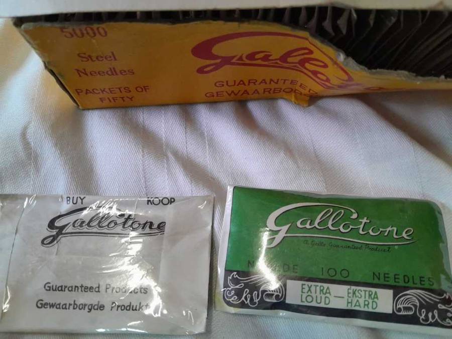 Box of Gallo gramophone needles