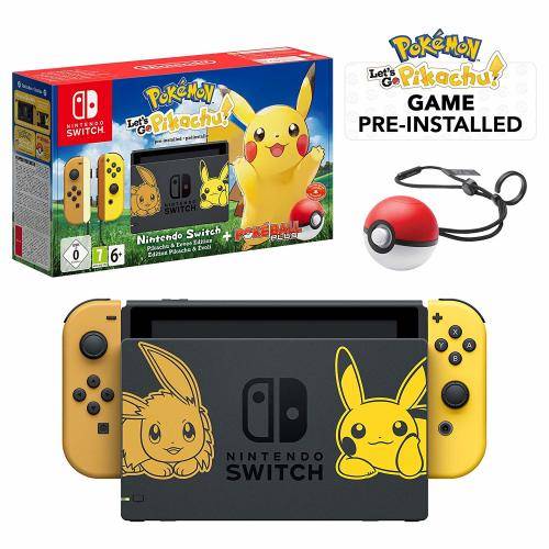 Nintendo Switch Pokemon Edition Let's Go Pikachu (INCLUDES FREE SHIPPING)