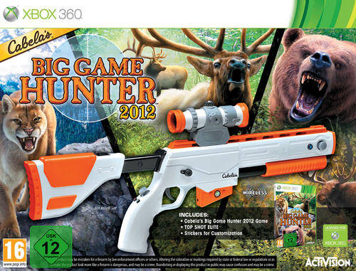 Cabela's Big Game Hunter 2012 XBOX 360 With Gun & Original Packaging