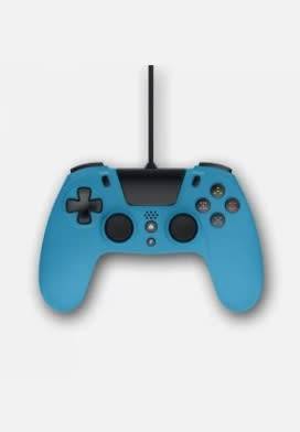 Gioteck VX4 Premium Wired Controller for PS4 / PC Blue New Still Sealed!