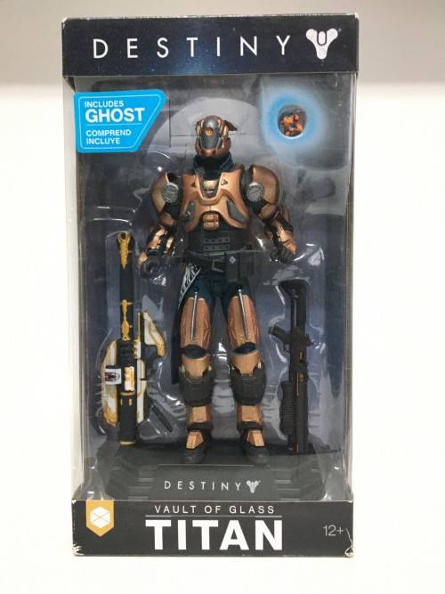 Destiny Vault of Glass Titan Action Figure 10 Inch New! Slight Wear To Box ( See Photos )