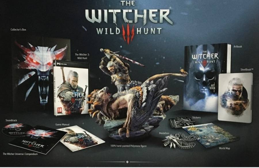 The Witcher III Wild Hunt Collector`s Edition ( PC ) As New Game Code Already Redeemed (See Photos)