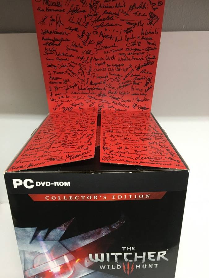The Witcher III Wild Hunt Collector`s Edition ( PC ) As New Game Code Already Redeemed (See Photos)