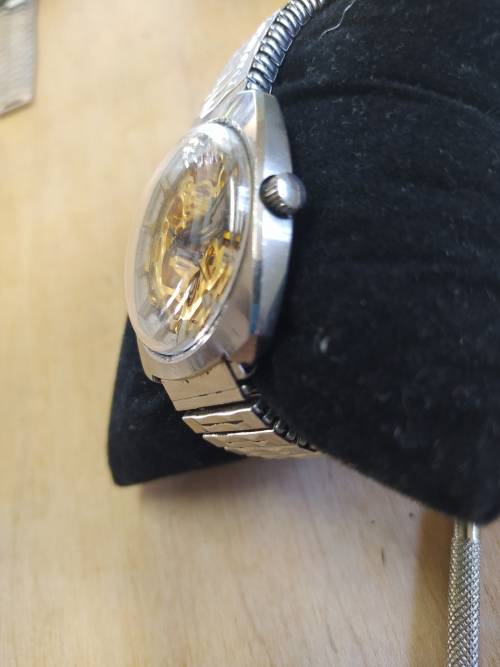 Rare Vintage Vulcain skeleton watch