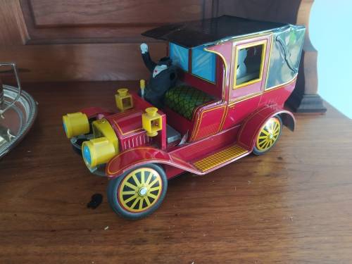 RARE! Vintage Japanese Alps tin battery operated toy