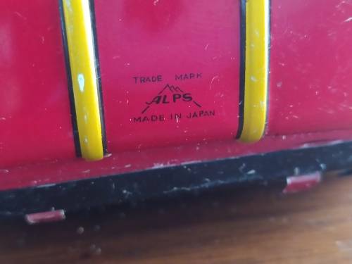 RARE! Vintage Japanese Alps tin battery operated toy