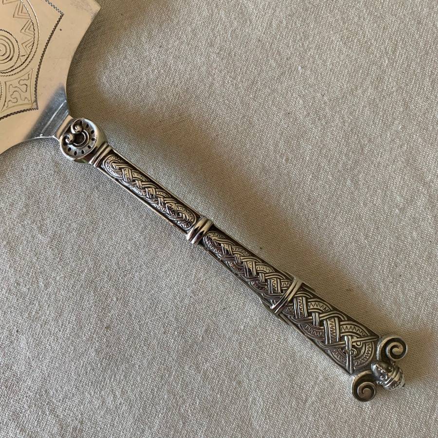 David Anderson Hallmarked Silver 830 Cake Server (1888-1925)