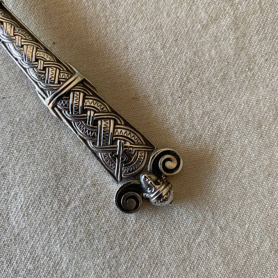 David Anderson Hallmarked Silver 830 Cake Server (1888-1925)