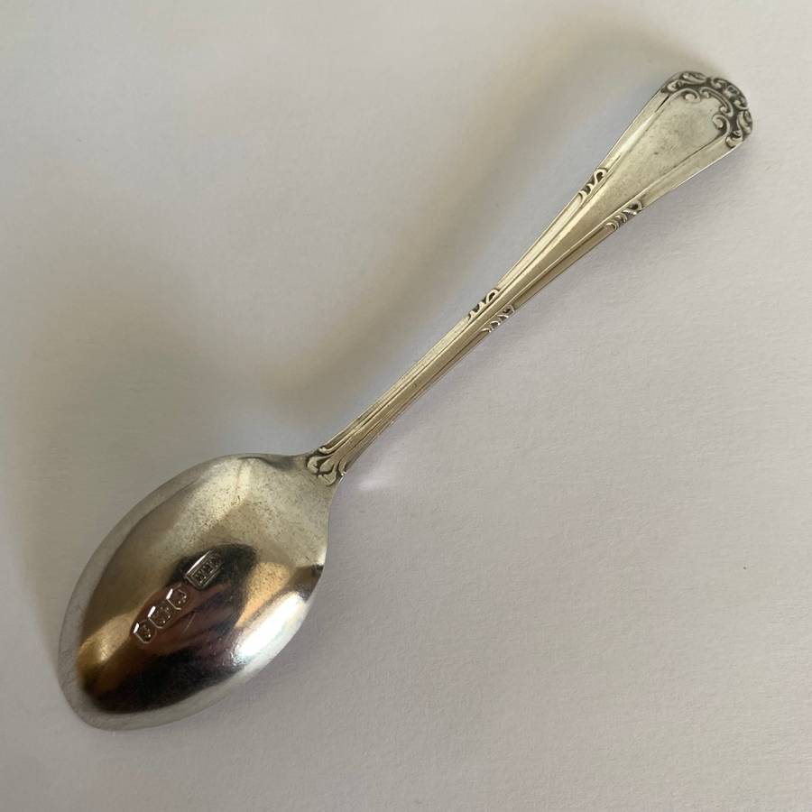 Hallmarked Sterling Silver Coffee spoon