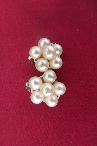Pair of Clips on earrings as per scan