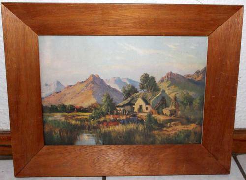 Magnificent little print from Tinus de Jongh