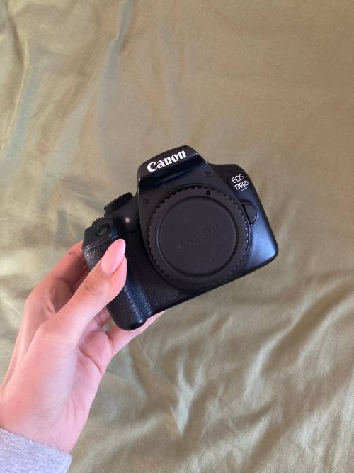 Canon 1300D + 3 lenses