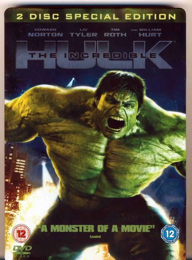 DVD - The Incredible Hulk Special Edition Steelbook 2 Disc