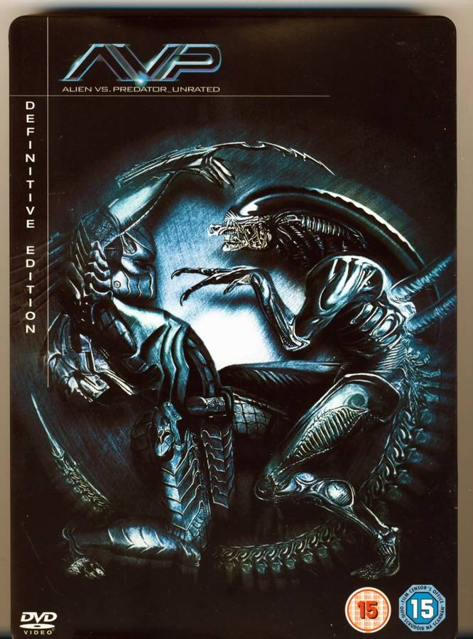 DVD - Alien vs Predator Unrated Definitive Edition Steelbook 2 Disc