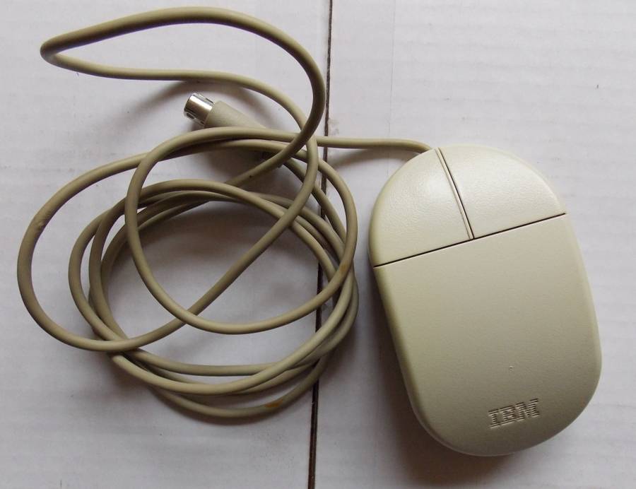 IBM PS/2 Ball Driven Mouse 1993 NOT WORKING