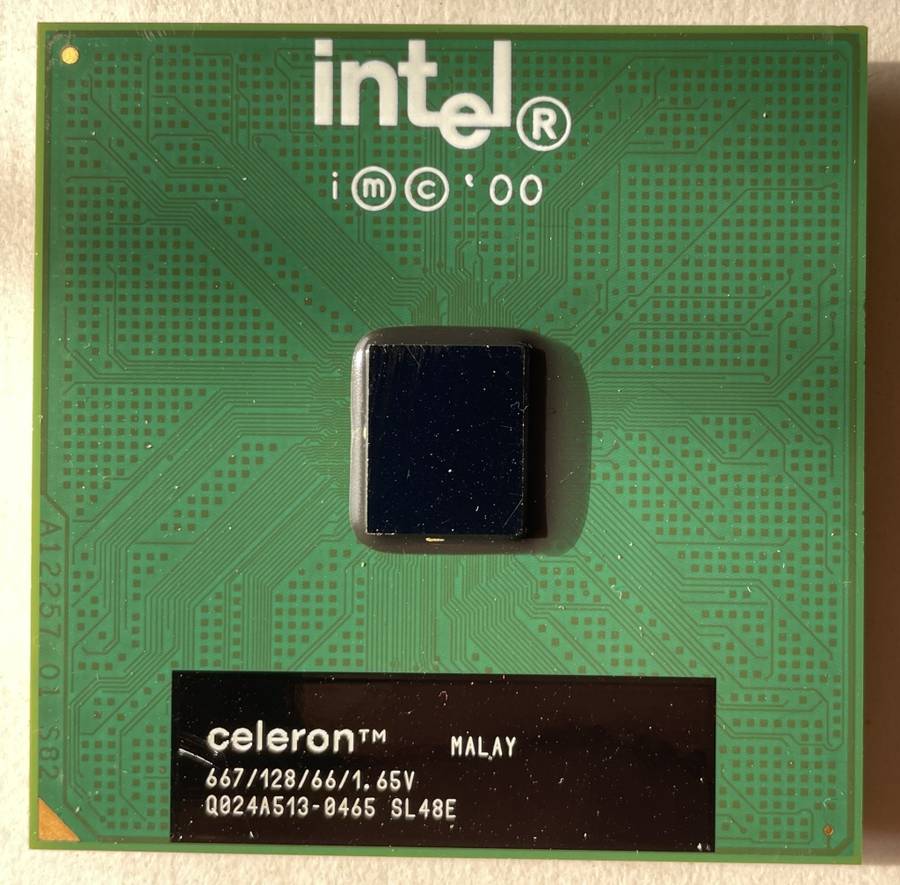 Intel Socket 370 Coppermine Celeron 667Mhz SL48E