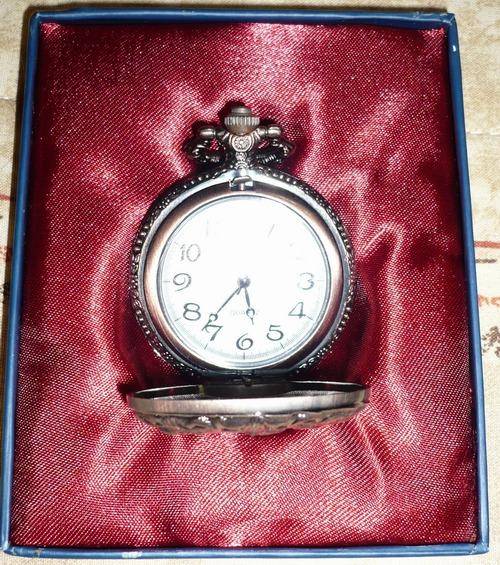 Mens Pocket Watch Quartz Battery Watch - Costume Jewelry