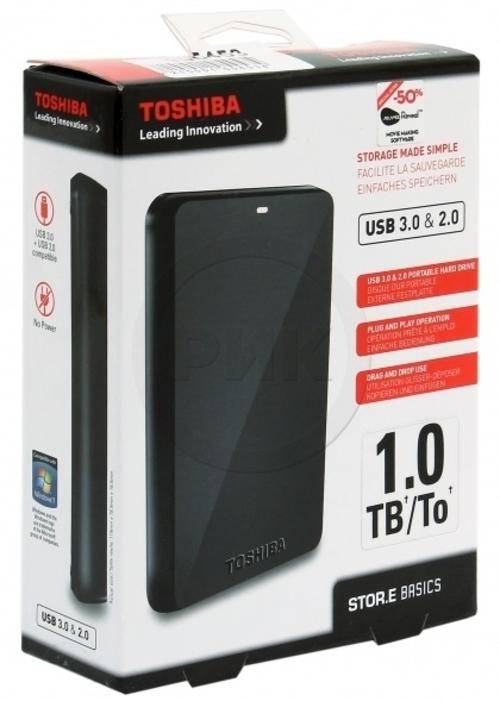 Toshiba Store E. Basic 2.5 inch 1TB USB 3.0