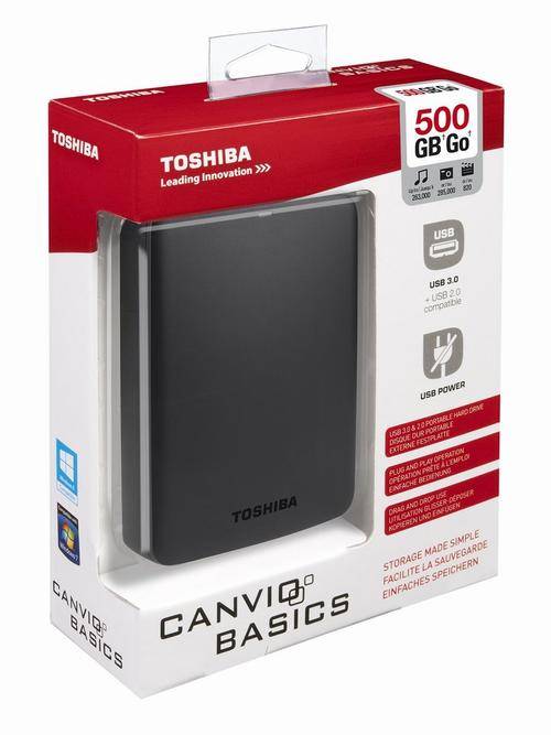 Toshiba HDTB305EK3AA 500GB Canvio Basics USB 3.0
